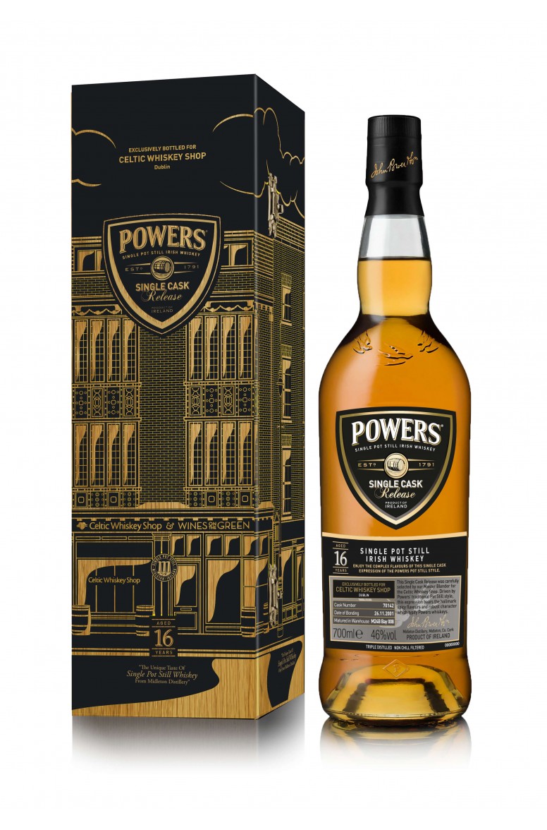 Powers 16 Year Old Single Cask 70015 CWS Bottling